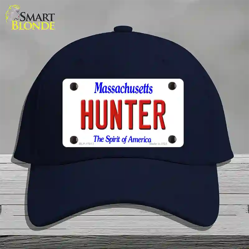 Hunter Massachusetts Novelty License Plate Hat Cotton / Navy