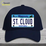 St Cloud Minnesota State Novelty License Plate Hat Cotton / Navy