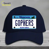 Gophers Minnesota State Novelty License Plate Hat Cotton / Navy