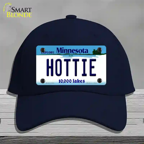 Hottie Minnesota State Novelty License Plate Hat Cotton / Navy