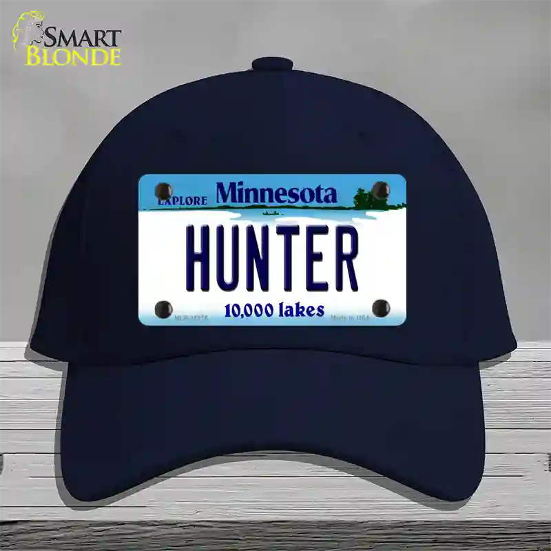 Hunter Minnesota State Novelty License Plate Hat Cotton / Navy