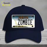 Zombie Montana State Novelty License Plate Hat Cotton / Navy