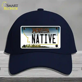 Native Montana State Novelty License Plate Hat Cotton / Navy