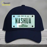 Nashua New Hampshire State Novelty License Plate Hat Cotton / Navy