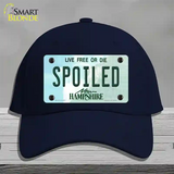 Spoiled New Hampshire State Novelty License Plate Hat Cotton / Navy