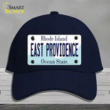 East Providence Rhode Island State Novelty License Plate Hat Cotton / Navy