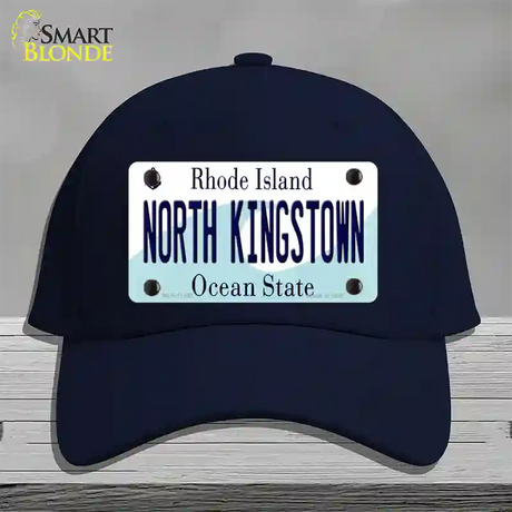 North Kingstown Rhode Island State Novelty License Plate Hat Cotton / Navy