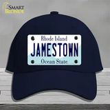 Jamestown Rhode Island State Novelty License Plate Hat Cotton / Navy