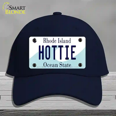 Hottie Rhode Island State Novelty License Plate Hat Cotton / Navy