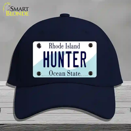 Hunter Rhode Island State Novelty License Plate Hat Cotton / Navy