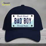 Bad Boy Rhode Island State Novelty License Plate Hat Cotton / Navy