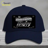 Im Surrounded By Idiots Novelty License Plate Hat Cotton / Navy