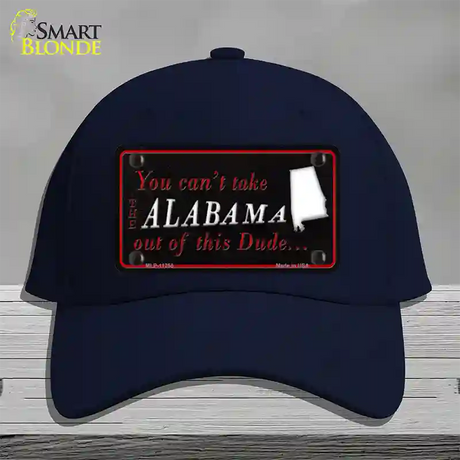 Alabama Dude Novelty License Plate Hat Cotton / Navy