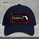 Florida Dude Novelty License Plate Hat Cotton / Navy