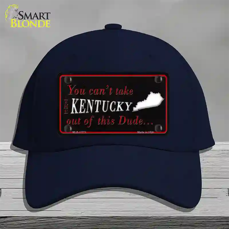 Kentucky Dude Novelty License Plate Hat Cotton / Navy