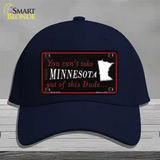 Minnesota Dude Novelty License Plate Hat Cotton / Navy