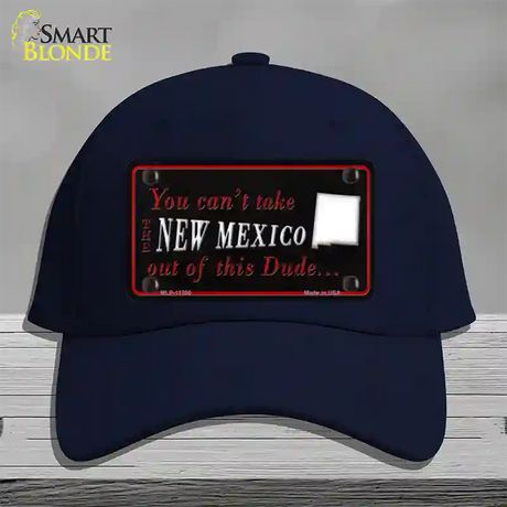 New Mexico Dude Novelty License Plate Hat Cotton / Navy