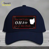 Ohio Dude Novelty License Plate Hat Cotton / Navy