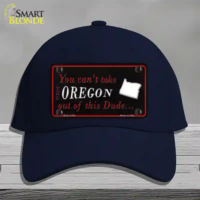 Oregon Dude Novelty License Plate Hat Cotton / Navy