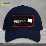 Oregon Dude Novelty License Plate Hat Cotton / Navy