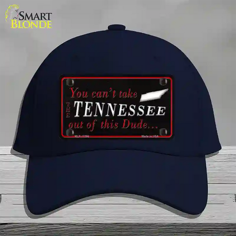 Tennessee Dude Novelty License Plate Hat Cotton / Navy