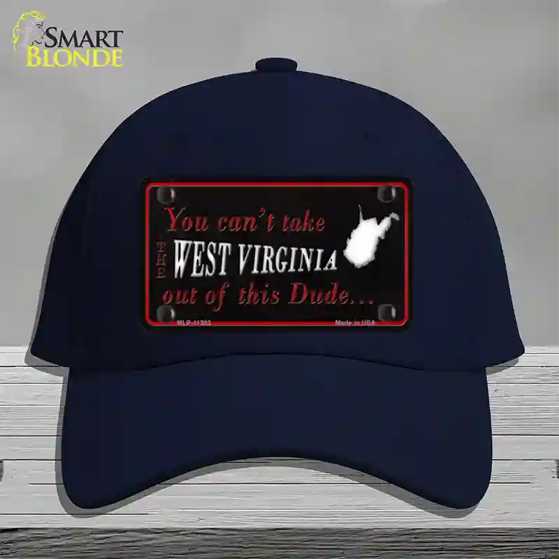 West Virginia Dude Novelty License Plate Hat Cotton / Navy