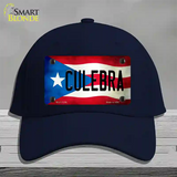 Culebra Puerto Rico Flag Novelty License Plate Hat Cotton / Navy