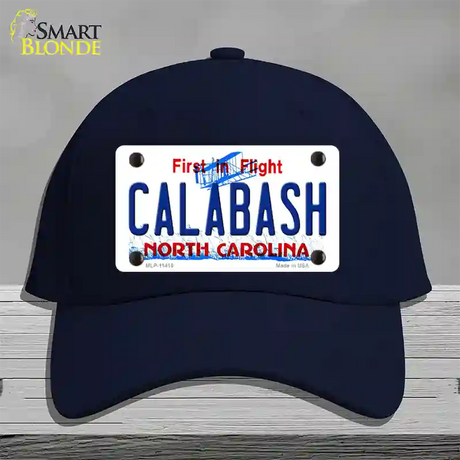 Calabash North Carolina Novelty License Plate Hat Cotton / Navy