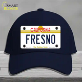 Fresno California Novelty License Plate Hat Cotton / Navy