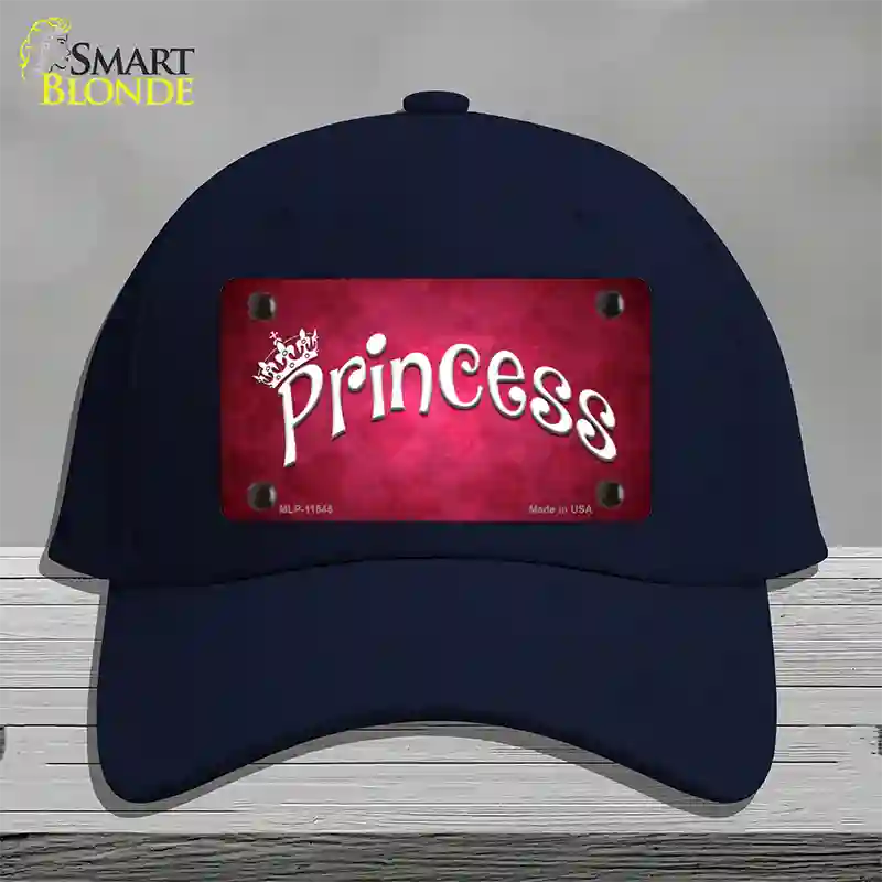 Princess Novelty License Plate Hat Cotton / Navy