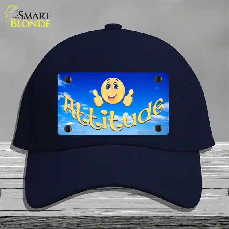 Attitude Novelty License Plate Hat Cotton / Navy