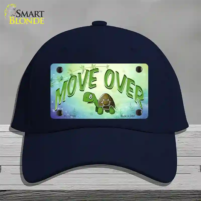 Move Over Novelty License Plate Hat Cotton / Navy