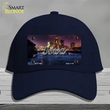 Iowa Bridge City Lights State Novelty License Plate Hat Cotton / Navy