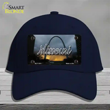 Missouri Gateway Arch State Novelty License Plate Hat Cotton / Navy