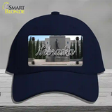 Nebraska Capital Building State Novelty License Plate Hat Cotton / Navy