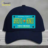 Arroyo Hondo Teal New Mexico Novelty License Plate Hat Cotton / Navy