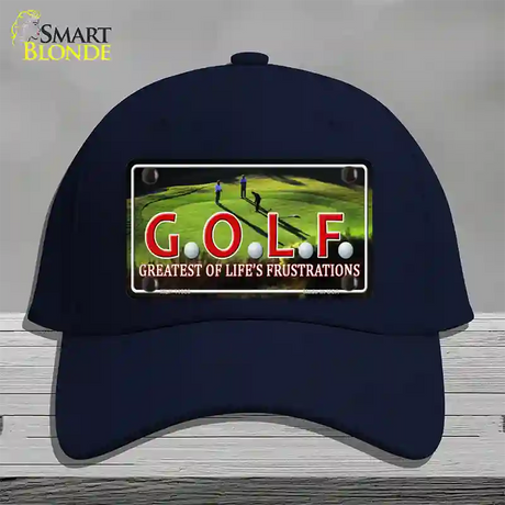 GOLF Novelty License Plate Hat Cotton / Navy