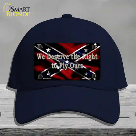 We Deserve The Right Novelty License Plate Hat Cotton / Navy