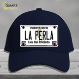 La Perla Puerto Rico Novelty License Plate Hat Cotton / Navy