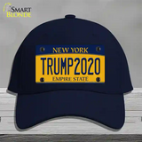 Trump 2020 New York Novelty License Plate Hat Cotton / Navy