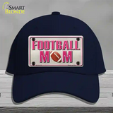 Football Mom Novelty License Plate Hat Cotton / Navy