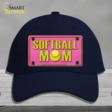 Softball Mom Novelty License Plate Hat Cotton / Navy