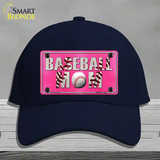 Baseball Mom Novelty License Plate Hat Cotton / Navy