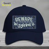 Beware of the Wigglebutts Novelty License Plate Hat Cotton / Navy