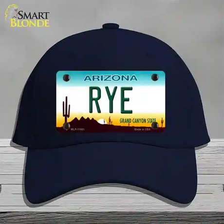 Rye Arizona Novelty License Plate Hat Cotton / Navy