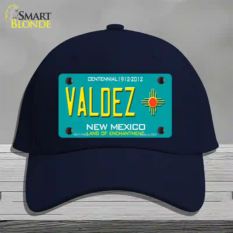 Valdez New Mexico Novelty License Plate Hat Cotton / Navy