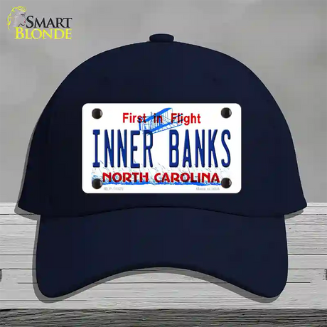 Inner Banks North Carolina Novelty License Plate Hat Cotton / Navy