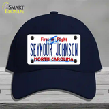 Seymour Johnson North Carolina Novelty License Plate Hat Cotton / Navy