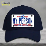 My Person North Carolina Novelty License Plate Hat Cotton / Navy