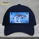 Dolphins Novelty License Plate Hat Cotton / Navy